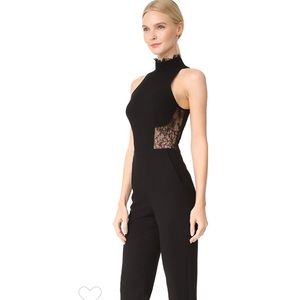 COPY - NICHOLAS crepe lace panel jumpsuit